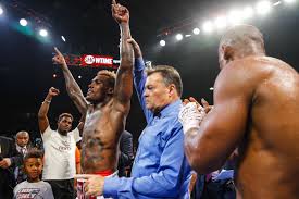 Jermall charlo celebrates his ko of jorge sebastian heiland during their wbc middleweight bout on july 29, 2017, at the barclays center in the brooklyn borough of new york city. What S Next For Jermall Charlo Pbc Middleweight Stuck On An Island Bad Left Hook