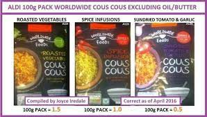 Traditionally in chilli con carne, most use ground beef (extra lean being the choice of course for slimming world), but don't stop just there, lean stewing beef or beef chunks can produce a really hearty meal or if you want to make a really healthy version use ground chicken or turkey, like this delicious turkey chilli. Aldi Cous Cous Slimming World Diet World Recipes Food Info