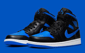 Nike air jordan 1 mid blue. Available Now Air Jordan 1 Mid Royal Flips The Og Colorway In The Rear House Of Heat