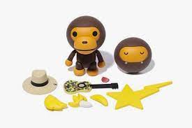 A Bathing Ape X Revoltech Yamaguchi Baby Milo Art Toy A Bathing Ape Cool Toys