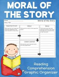 Free Moral Of The Story Graphic Organizer Worksheet 3rd Grade 4th Grade Reading Graphic Organizers Third Grade Activities Teaching Kids