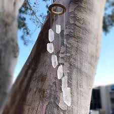 You may want to position a wind chime in a door or window, so you can subtly brush past it or reach out and touch it with your hands when you go past. Buy Crystal Clear Quartz Wind Chime Online Innovative Crystal Healing Melbourne