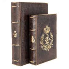 Worn Edge Book Box Set Decor Storage Organization Home Decor