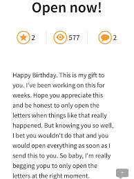 Sweet Happy Birthday Text Message For Boyfriend Tumblr Open When Open When Letters For Boyfriend Letter To Best Friend Open When
