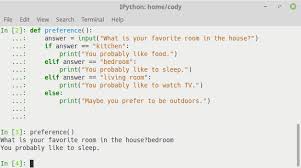 Python elif python elif (short for else if) is used to execute a continuous chain of conditional logic ladder. If Else Statements Learn Programming In Python With Cody Jackson