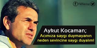 Fenerbahçe teknik direktörü aykut kocaman, verdiği demeçlerle yıla damga vuran futbol adamı oldu. Aykut Kocaman In Alkislama Konusunda Aciklamasi Uludag Sozluk