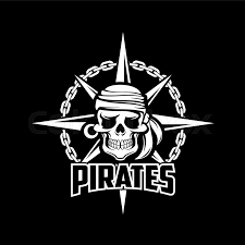 Hand drawn doodle pirate icons set vector illustration pirate symbols collection cartoon piracy. Black Pirates Flag Of Vector Sailor Or Stock Vector Colourbox