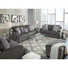 Locklin Stationary Living Room Group By Benchcraft By Ashley At A1 Furniture Mattress Living Room Grey Living Room Sets Farm House Living Room