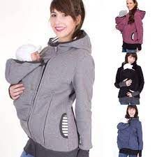 Parenting Child Autumn And Winter Women Sweatshirts Baby Carrier Wearing Three Features Mother Kangaroo Hoodie Baby Wearing Coat Baby Wearing Hoodie Baby Carrier Jacket