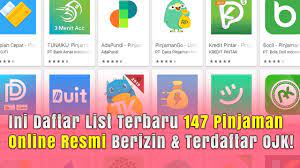 Seiring kemajuan teknologi muncul banyak inovasi di bidang fintech. Ini Daftar List Terbaru 147 Pinjaman Online Resmi Berizin Terdaftar Ojk Per April 2021 Youtube