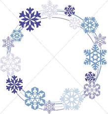 Round with blue snowflake graphic, snowflake christmas, snowflake border transparent background png clipart. Snowflakes Circle Border Snowflake Images