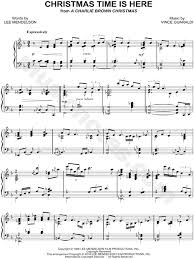 Charles charlie brown is the main character in the comic strip peanuts by charles m. Christmas Time Is Here From A Charlie Brown Christmas Sheet Music Piano Solo In F Major Download Print Sku Mn0167894