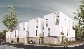 Projekt Generationenwohnen Wohnen Am Aasee Ibbenb Competitionline Apartment Architecture Facade Architecture Townhouse Designs