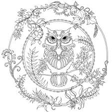 Gonnt Euch Eine Runde Ausmalen Zur Entspannung Ausmalbilder Ausmalbilder Eulen Mandalas Zum Ausmalen