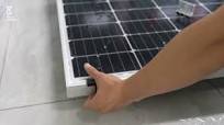 Water drainage clip help solar panel yield