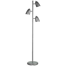 Metron Satin Chrome Metal 3 Light Tree Floor Lamp 60e94 Lamps Plus Tree Floor Lamp Floor Lamp Lamp