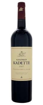 2007 Kanonkop Kadette Cape Blend Stellenbosch South African Wine Grass Fed Beef Wine