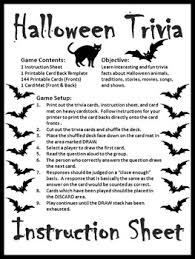 Buzzfeed staff the more wrong answers. Halloween Fun Halloween Trivia Card Game B W Version By Ann Dickerson