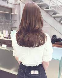 ココアブラウン 髪色 ミルクティー ヘアカラー ブリーチ ブルベ