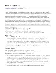 kevin d. monroe capm resume 7
