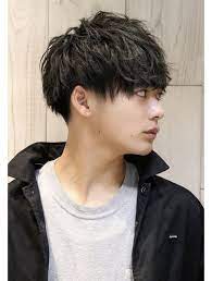 ソフトツイスト ツーブロックマッシュ 黒髪パーマ 波打ち l068799746 ネイビー navy のヘアカタログ ホットペッパービューティー 2021 黒髪パーマ メンズ ヘアスタイル メンズ パーマ