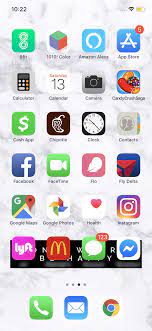 Tap sort, then choose a sorting option, like custom order, oldest to newest, or newest to oldest. Iphone Home Screen With Apps In Alphabetical Order Alexa App Homescreen App