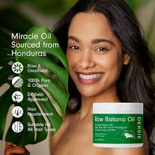 Raw Batana Oil for Hair Growth: Unrefined Solid Batana Oil Sourced from  Honduras