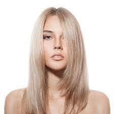 Beginning on the left side, apply formula a by slicing vertical sections on an angle at the nape, leaving no hair out against the skin. Winter Hair Color Ideas For Blondes To Try Beige Blonde Hair Champagne Blonde Hair Champagne Hair