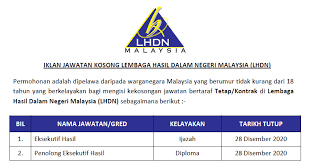 Untuk pegawai pemerintah dan pengajar. Lhdn Career 2019
