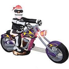 Inflatable Christmas Neon Motorcycle Google Search Halloween Collectables Inflatable Santa Halloween Inflatables