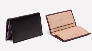 New clear acrylic desktop business card holder display. Review Ettinger Visiting Card Case Has All The Room Your Wallet Needs Robb Report