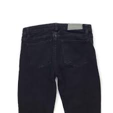 IRO Jarod Black Ajuste Distressed Destroyed Skinny Raw Hem Stretch Jeans  Size 27