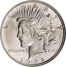 1922 d peace silver dollar coin value facts