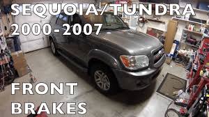 Find discussions on the toyota tundra diesel, trd pro, sr5, lift kits, towing capacity, classifieds, and. Replace Front Brakes Sequoia Tundra 2000 2007 Toyota Youtube