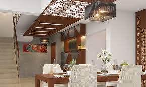 One of the most prominent rustic industrial style living room ideas & design is exposed mechanical details. Dining Room False Ceiling Designs For Your Home Design Cafe
