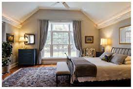 Not super bright, but definitely an lrv that will reflect some light back into a room; Benjamin Moore Stonington Gray Room Lust