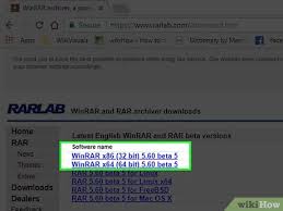 Supports rar, zip, cab, arj, lzh, . 4 Ways To Open Rar Files Wikihow