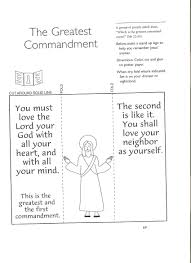 Click on the coloring page to open in a new window and print. The Greatest Commandment Coloring Page Bmo Show