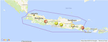 Java on the world map. Surfing Java All You Need To Know To Plan Your Surf Trip