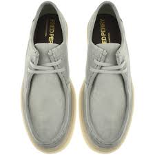 Fred Perry Dawson Low Suede Shoe in Gray for Men