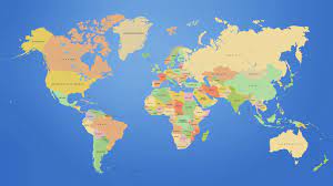 Categorical Map Wallpaper 4k Hd World Map Desktop Wallpaper Hd Carte Du Monde Carte Carte Europe