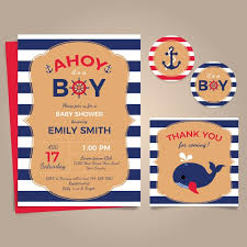 ¿necesitas ayuda para editar este recurso? Tarjetas De Tema Marino Para La Fiesta Del Bebe Vector Gratis