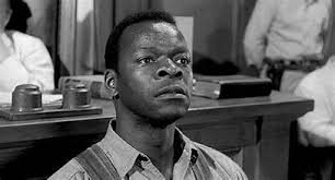 Brock Peters started to cry while filming his testifying scenes in "To Kill  a Mockingbird,” without rehearsing it this way. Gregory Peck said that he  looked past him, instead of looking at