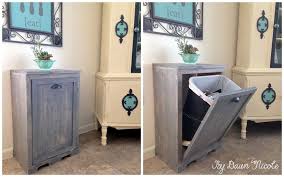 You can make a trash can and a recycle can together using cabinet or build your own which is easy to adjust size into actual fits. Pin On D I Y