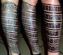 Originally, the runes were carved on small pieces of stone, metal and wood, as these inscriptions are composed of clean lines and easy to trace. Top 79 Best Rune Tattoo Ideas 2021 Inspiration Guide Rune Tattoo Viking Rune Tattoo Viking Tattoo Sleeve