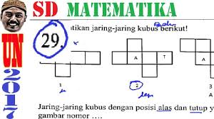 Sahabat gurupendidikan, jaring jaring adalah bentuk asli dari bangun ruang yang telah dilakukan pembelahan. Pembahasan Us Usbn Sd 2017 Matematika No 29 Menentukan Tutup Dan Alas Jaring Jaring Kubus Youtube