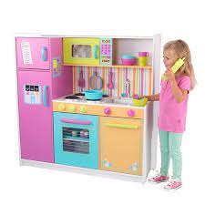 Kidkraft Deluxe Big And Bright Kitchen Walmart Com In 2021 Bright Kitchens Kitchen Sets For Kids Toy Kitchen
