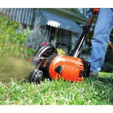 Black Decker 7 5 In 12 Amp Corded Electric 2 In 1 Landscape Edger Trencher Le750 The Home Depot Best Lawn Edger Lawn Edger Black Decker