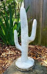 Cactus Statue Concrete Cement Garden Outdoor Decor Sculpture Yard Patio Lawn Home Amp Garden Yard Garden Am Cement Garden Outdoor Gardens Outdoor Decor