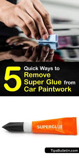 Even if it takes several minutes, keep rubbing; 5 Quick Ways To Remove Super Glue From Car Paintwork